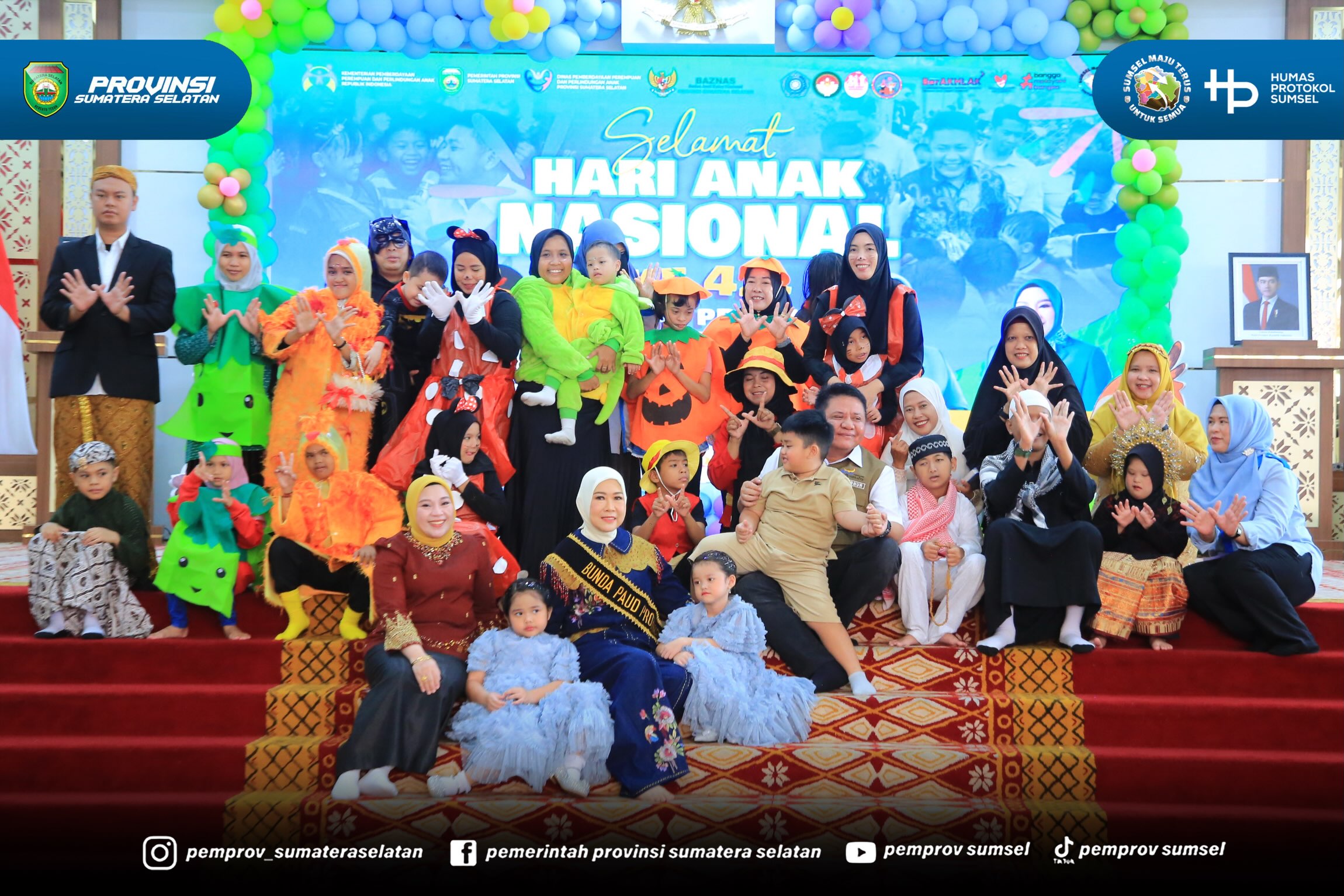 Palembang - Gubernur Sumatera Selatan (Sumsel) Dr. H. Herman Deru mengajak seluruh orang tua menjadikan peringatan Hari Anak Nasional (HAN) ke-42 sebagai momentum memperkuat pendidikan karakter anak melalui keteladanan dalam kehidupan sehari-hari.