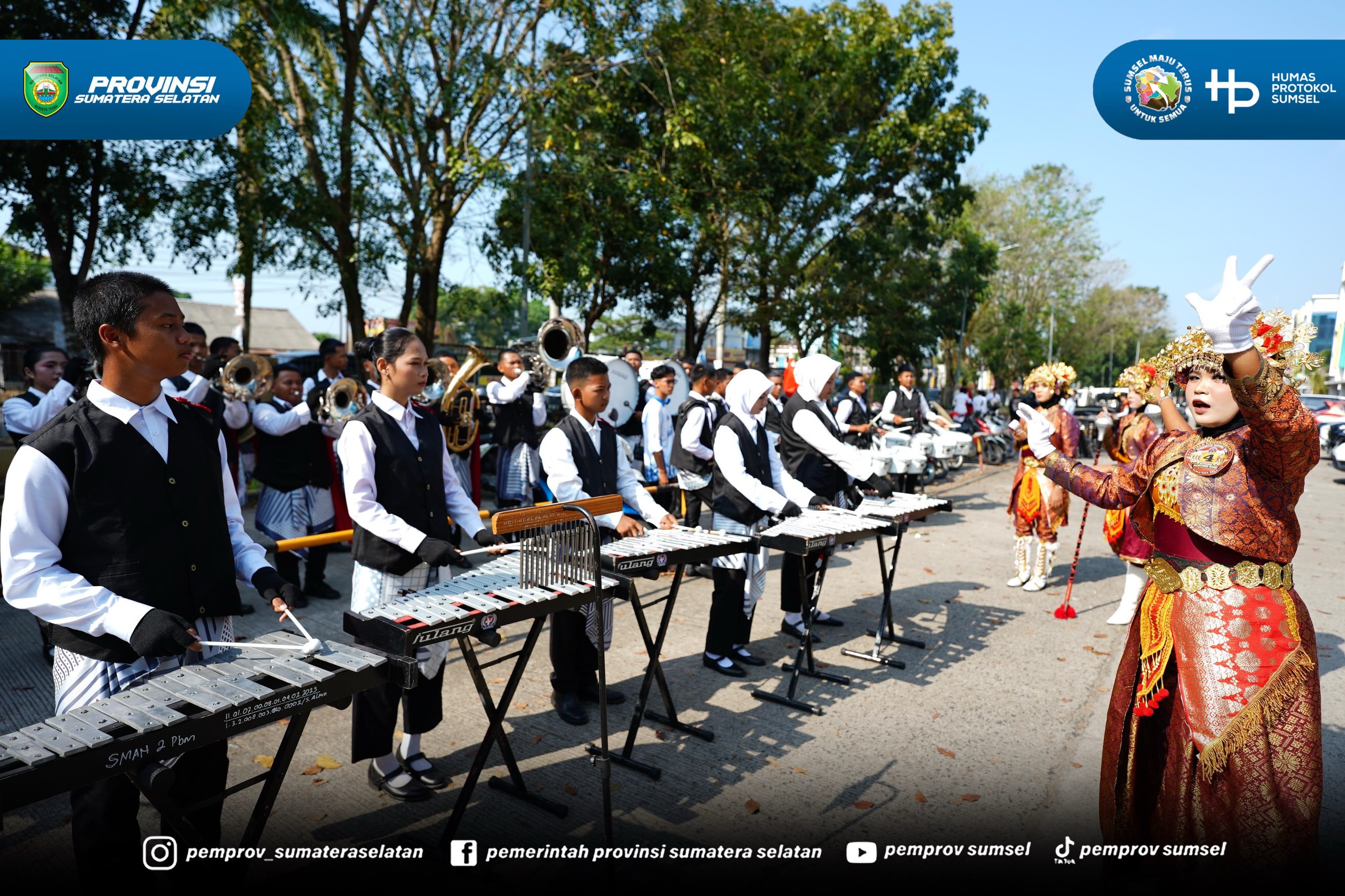 Palembang – Gubernur Sumatera Selatan (Sumsel) Dr. H. Herman Deru terus mendorong kemajuan atlet drum band dan marching band di Sumsel agar mampu melahirkan atlet-atlet yang berdaya saing di tingkat nasional hingga internasional.
