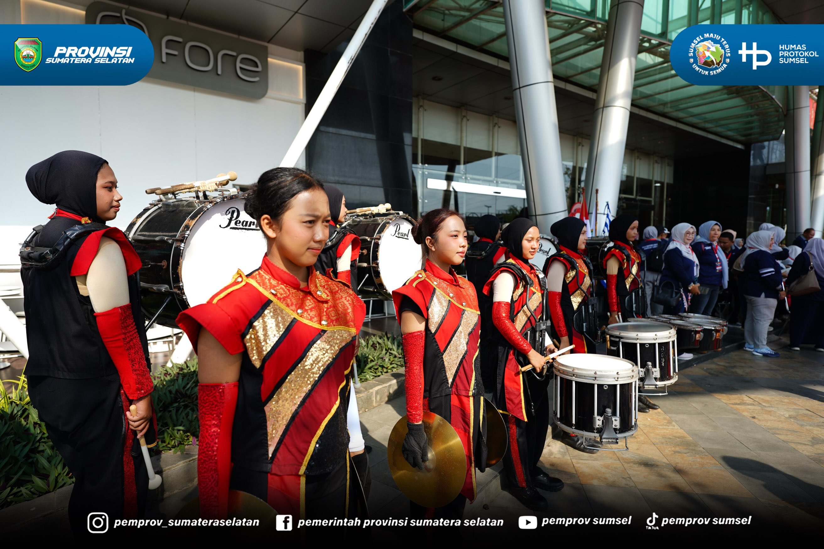 Palembang – Gubernur Sumatera Selatan (Sumsel) Dr. H. Herman Deru terus mendorong kemajuan atlet drum band dan marching band di Sumsel agar mampu melahirkan atlet-atlet yang berdaya saing di tingkat nasional hingga internasional.