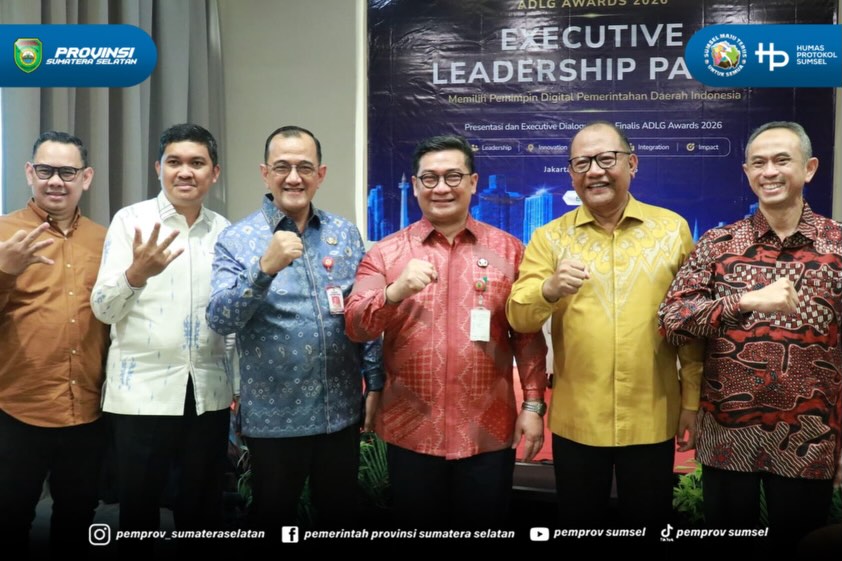 Jakarta - Sekretaris Daerah Sumsel H. Edward Candra menghadiri Assesment dan Executive Visitasi ADLG Award 2026 (ASKOMPSI Digital Leadership Government Award) diselenggarakan oleh Asosiasi Diskominfo Provinsi Seluruh Indonesia (ASKOMPSI) di Hotel...