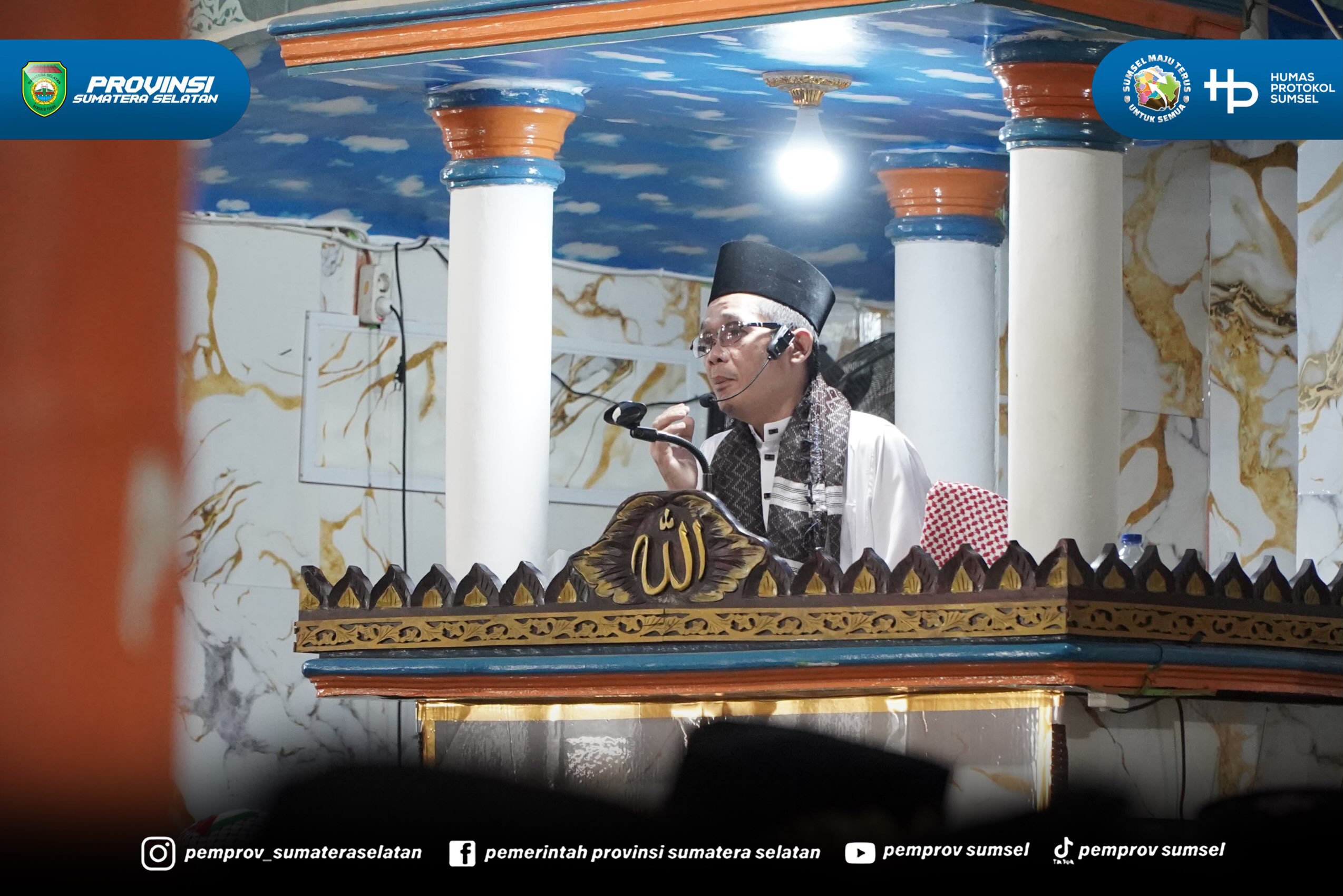 MUARA ENIM – Wakil Gubernur Sumatera Selatan (Sumsel) H. Cik Ujang mengapresiasi kekompakan dan semangat gotong royong masyarakat Desa Kepur, Kecamatan Kepur, Kabupaten Muara Enim. Apresiasi tersebut disampaikannya saat melaksanakan Safari Salat J...