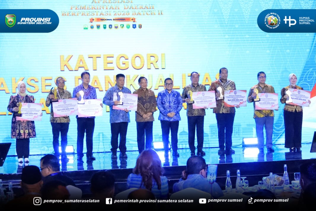 BATAM – Pemerintah Provinsi Sumatera Selatan (Sumsel) kembali menorehkan prestasi di tingkat nasional. Di bawah kepemimpinan Gubernur Sumsel Dr. H. Herman Deru dan Wakil Gubernur H. Cik Ujang, Pemprov Sumsel meraih Apresiasi Terbaik II Kategori Ak...