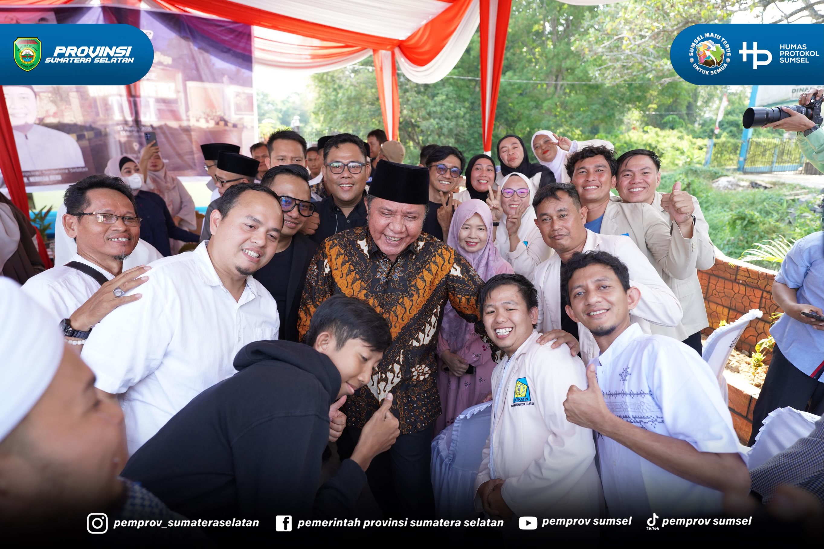 Palembang – Gubernur Sumatera Selatan H. Herman Deru mengapresiasi hadirnya Rumah Tahfidz Al-Qur’an khusus penyandang disabilitas tuli yang menjadi rumah tahfidz tuli pertama di Pulau Sumatera.