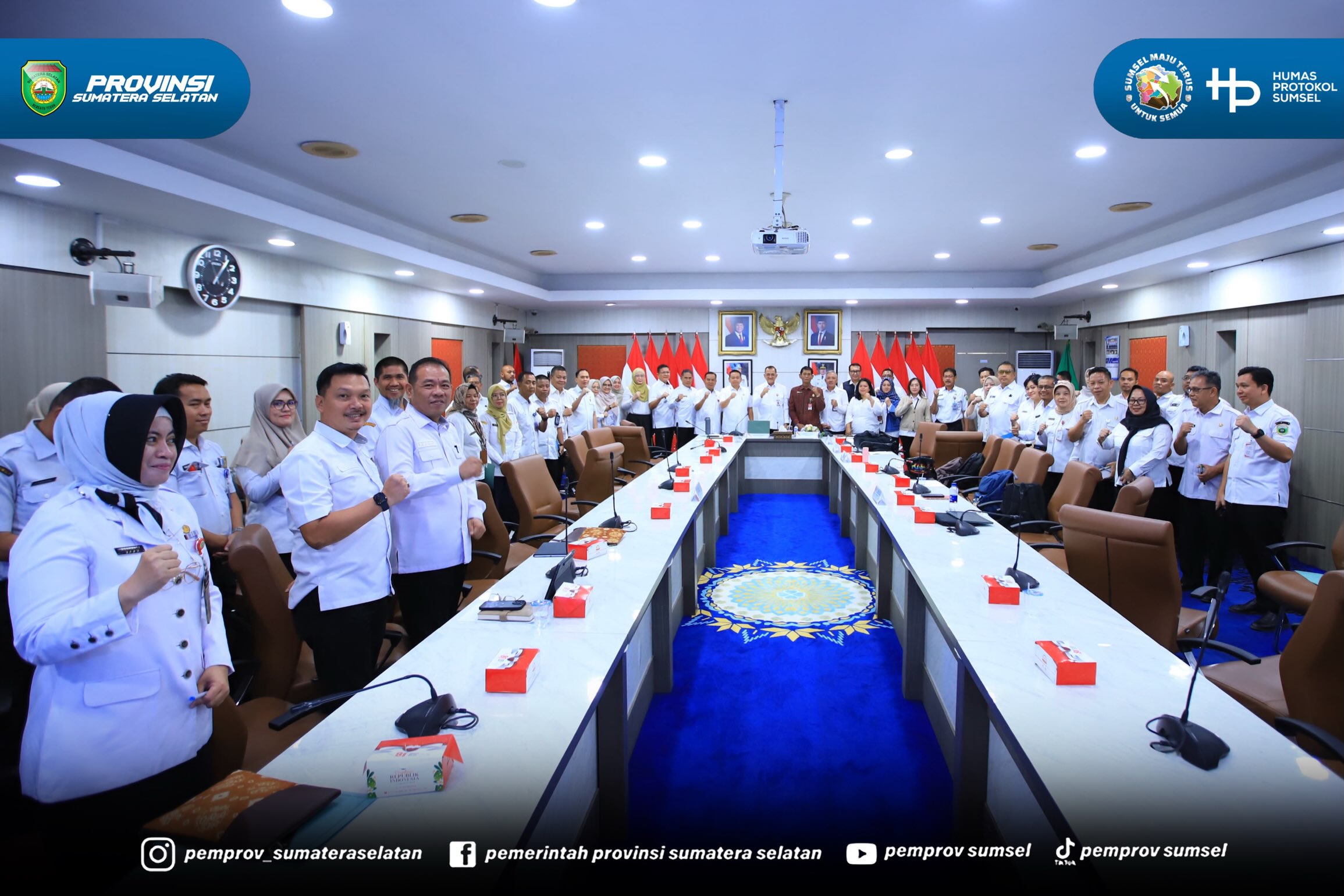 Palembang - Pemerintah Provinsi Sumatera Selatan (Pemprov Sumsel) resmi menerima kedatangan Tim Inspektorat Jenderal Kementerian Dalam Negeri (Itjen Kemendagri) RI dalam agenda Entry Meeting Pengawasan Penyelenggaraan Pemerintahan Daerah TA 2026....