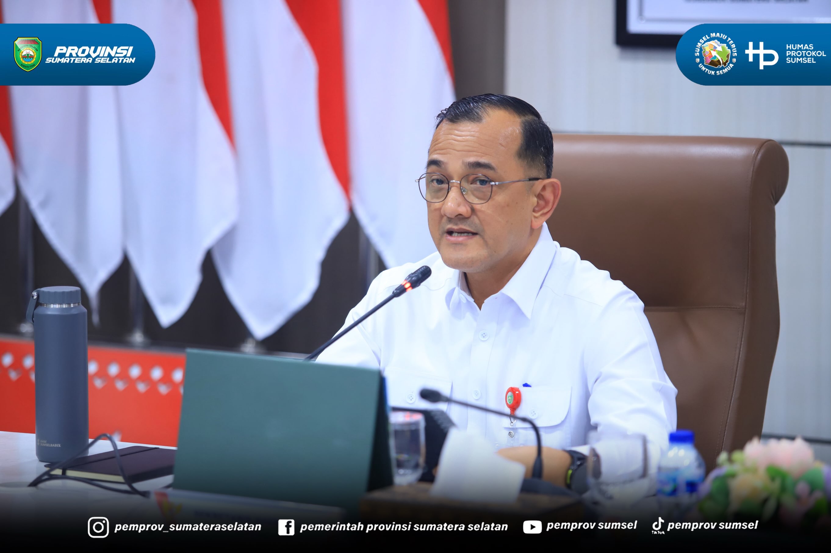 Palembang - Pemerintah Provinsi Sumatera Selatan (Pemprov Sumsel) resmi menerima kedatangan Tim Inspektorat Jenderal Kementerian Dalam Negeri (Itjen Kemendagri) RI dalam agenda Entry Meeting Pengawasan Penyelenggaraan Pemerintahan Daerah TA 2026....