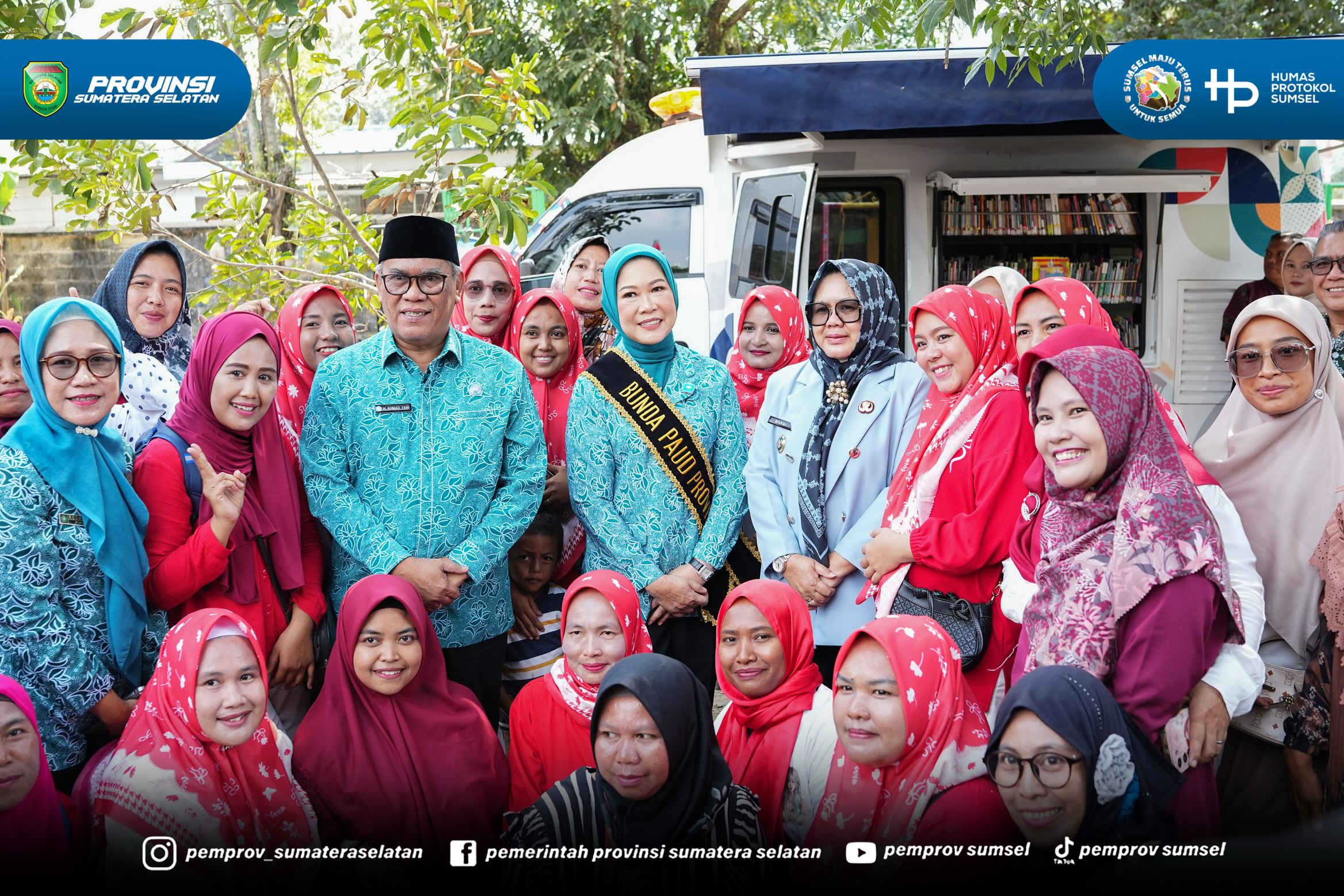 Muara Enim - Mengawali agenda kunjungan kerjanya di Kabupaten Muara Enim, Ketua Tim Penggerak Pemberdayaan dan Kesejahteraan Keluarga (TP PKK) Provinsi Sumatera Selatan, Hj. Feby Herman Deru, melakukan peninjauan langsung ke PAUD Binaan TP PKK Kab...