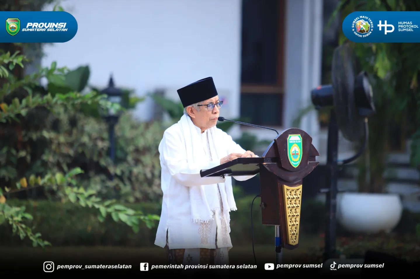 Palembang – Gubernur Sumatera Selatan (Sumsel) Dr. H. Herman Deru melepas keberangkatan Delegasi Pengurus Wilayah Nahdlatul Ulama (PWNU) Sumsel menuju Muktamar ke-35 NU di Tambakberas, Jombang, Jawa Timur, Selasa (25/5) pagi.