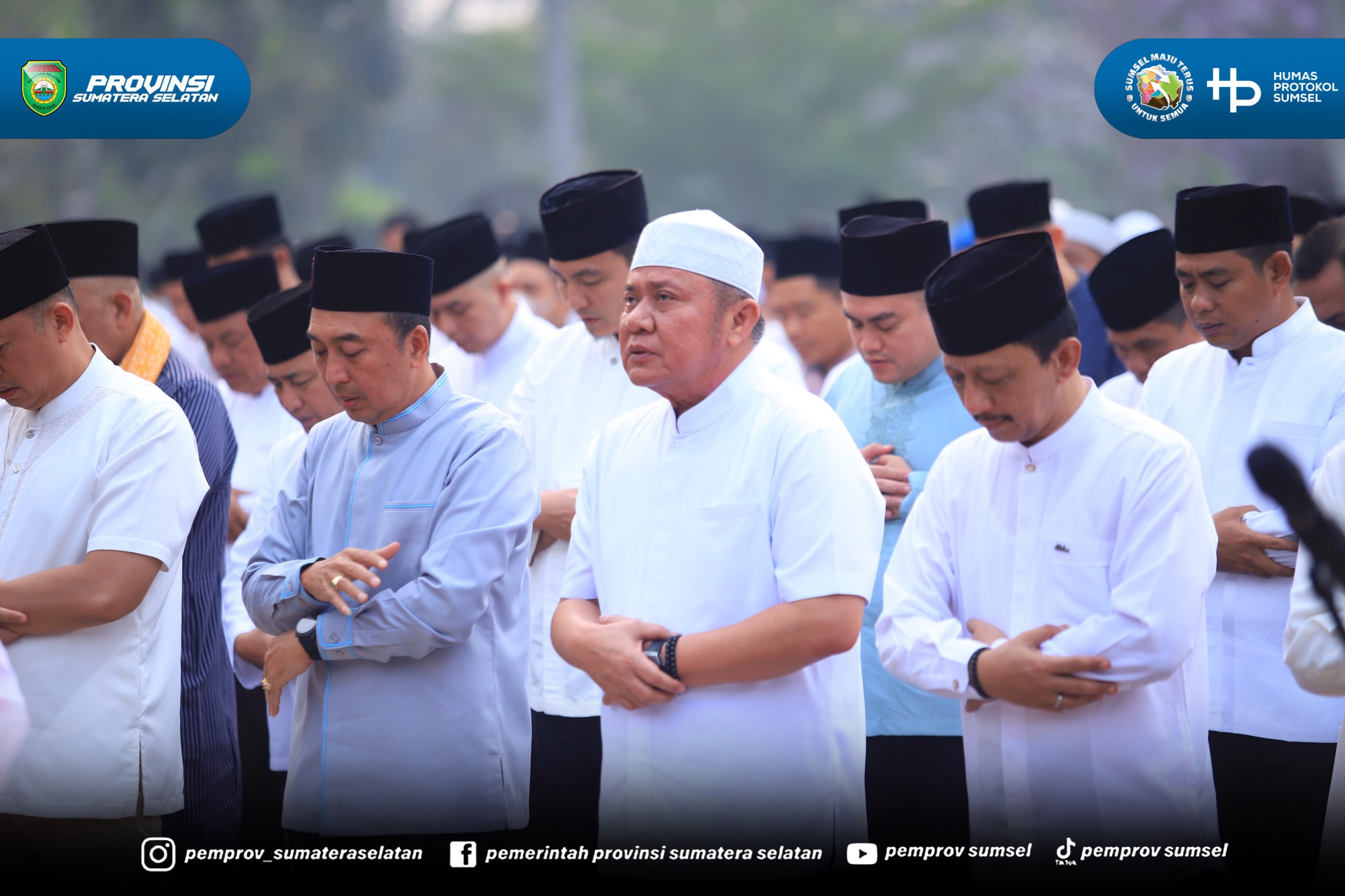 Palembang – Gubernur Sumatera Selatan (Sumsel) Dr. H. Herman Deru mengajak seluruh masyarakat untuk tetap bersyukur, memperkuat gotong royong, serta memperbanyak doa dalam menghadapi musim kemarau yang bersamaan dengan fenomena El Nino dan meningk...