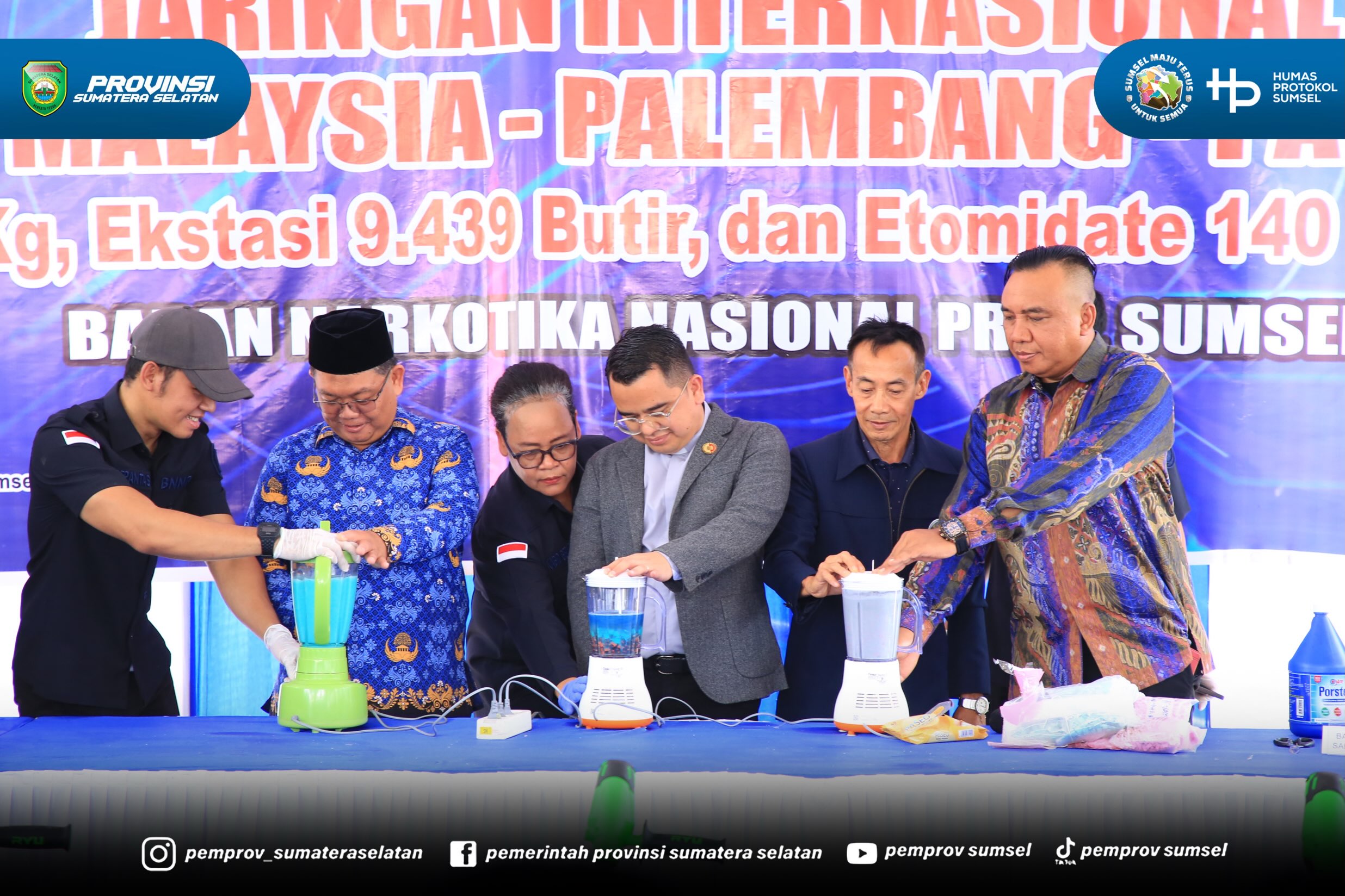 Palembang – Gubernur Sumatera Selatan (Sumsel) Dr. H. Herman Deru menekankan pentingnya memperkuat peran keluarga, masyarakat desa, tokoh agama, dan seluruh elemen masyarakat dalam upaya mencegah serta memutus mata rantai penyalahgunaan dan pereda...