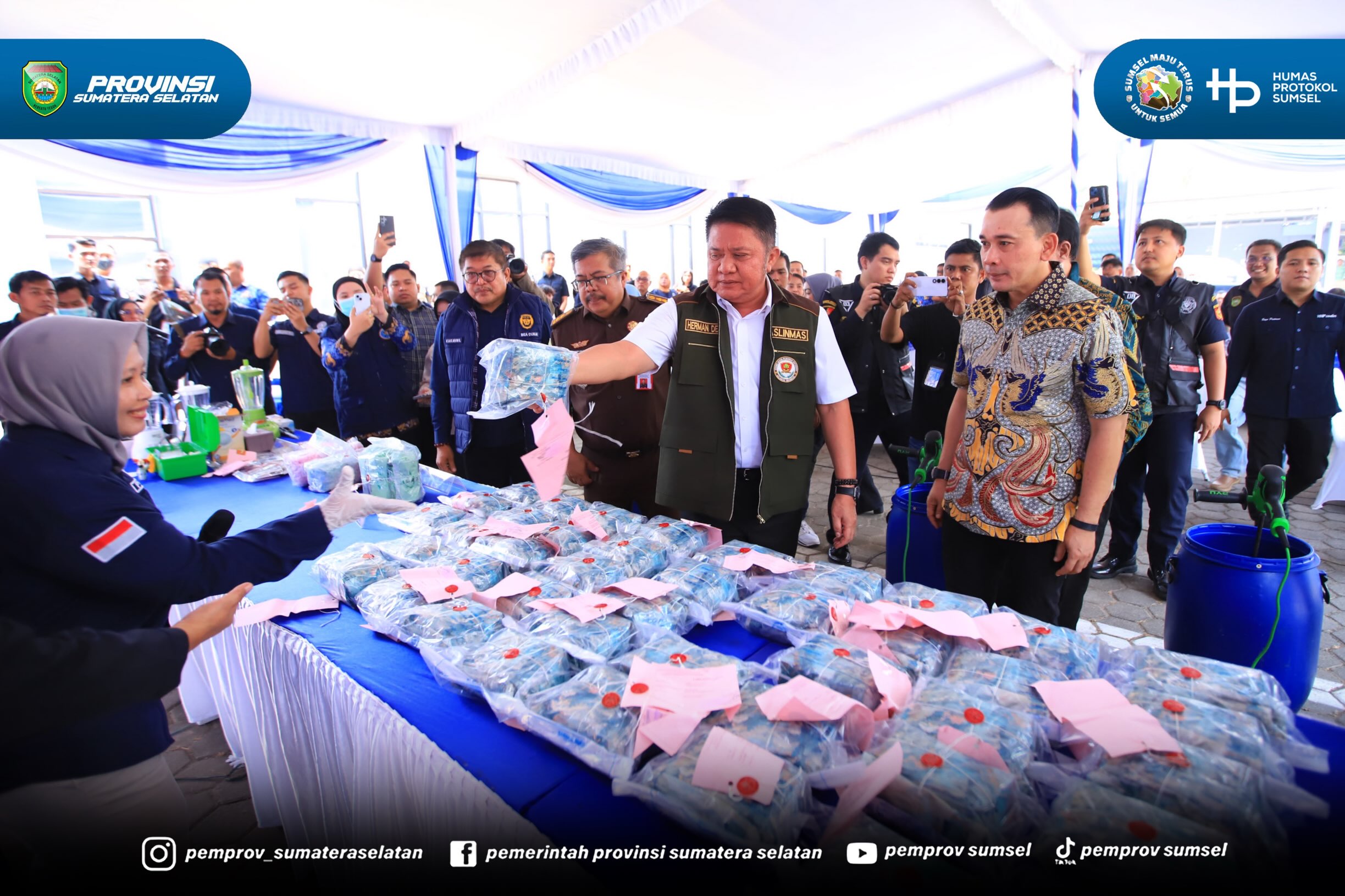 Palembang – Gubernur Sumatera Selatan (Sumsel) Dr. H. Herman Deru menekankan pentingnya memperkuat peran keluarga, masyarakat desa, tokoh agama, dan seluruh elemen masyarakat dalam upaya mencegah serta memutus mata rantai penyalahgunaan dan pereda...