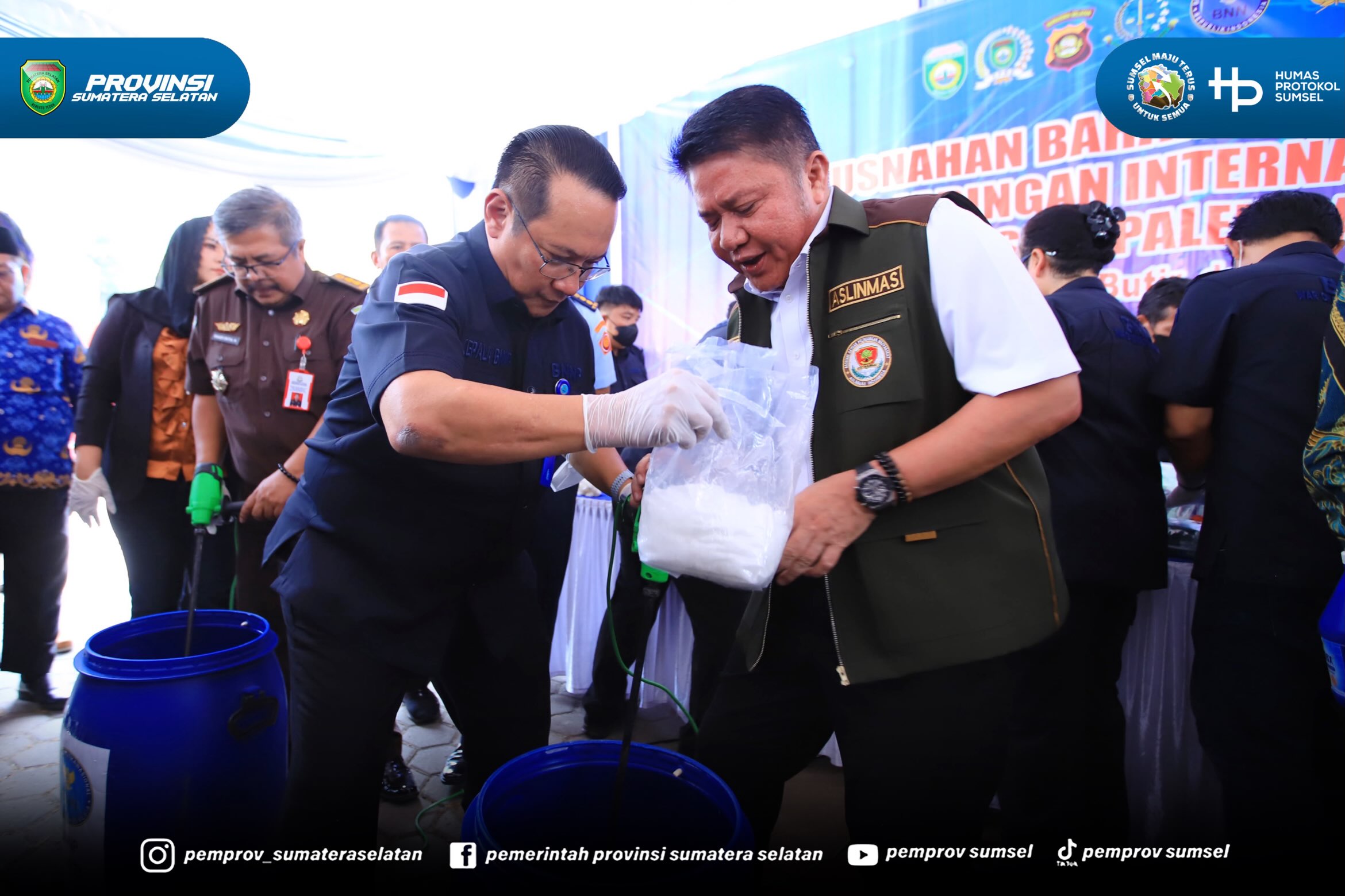Palembang – Gubernur Sumatera Selatan (Sumsel) Dr. H. Herman Deru menekankan pentingnya memperkuat peran keluarga, masyarakat desa, tokoh agama, dan seluruh elemen masyarakat dalam upaya mencegah serta memutus mata rantai penyalahgunaan dan pereda...