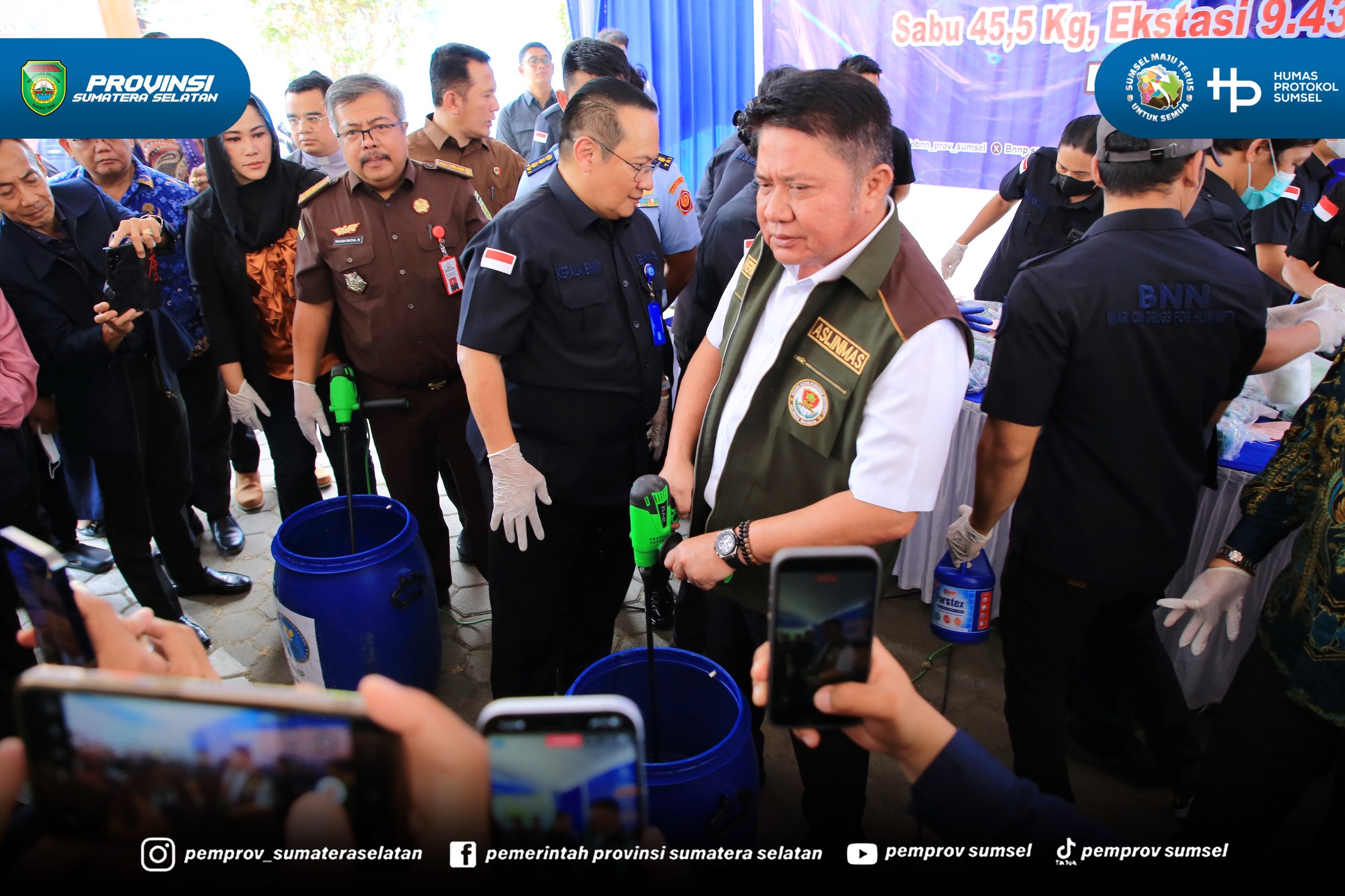Palembang – Gubernur Sumatera Selatan (Sumsel) Dr. H. Herman Deru menekankan pentingnya memperkuat peran keluarga, masyarakat desa, tokoh agama, dan seluruh elemen masyarakat dalam upaya mencegah serta memutus mata rantai penyalahgunaan dan pereda...