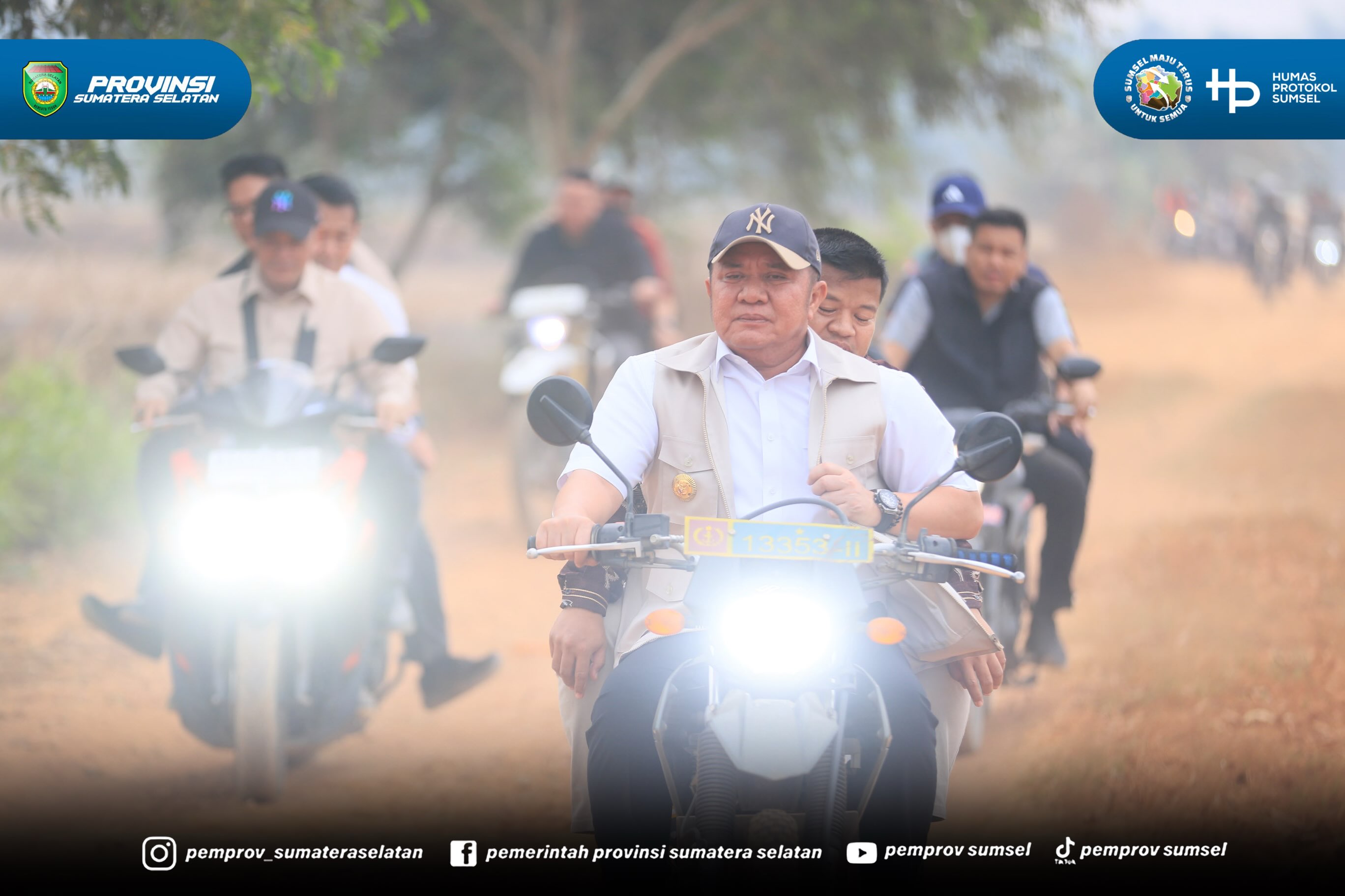 BANYUASIN - Gubernur Sumatera Selatan (Sumsel), Herman Deru berdialog bersama masyarakat dan meresmikan sekaligus meninjau 4 jembatan di Desa Telang Rejo, Kecamatan Muara Telang, Kabupaten Banyuasin, Sabtu (19/09/2026).
