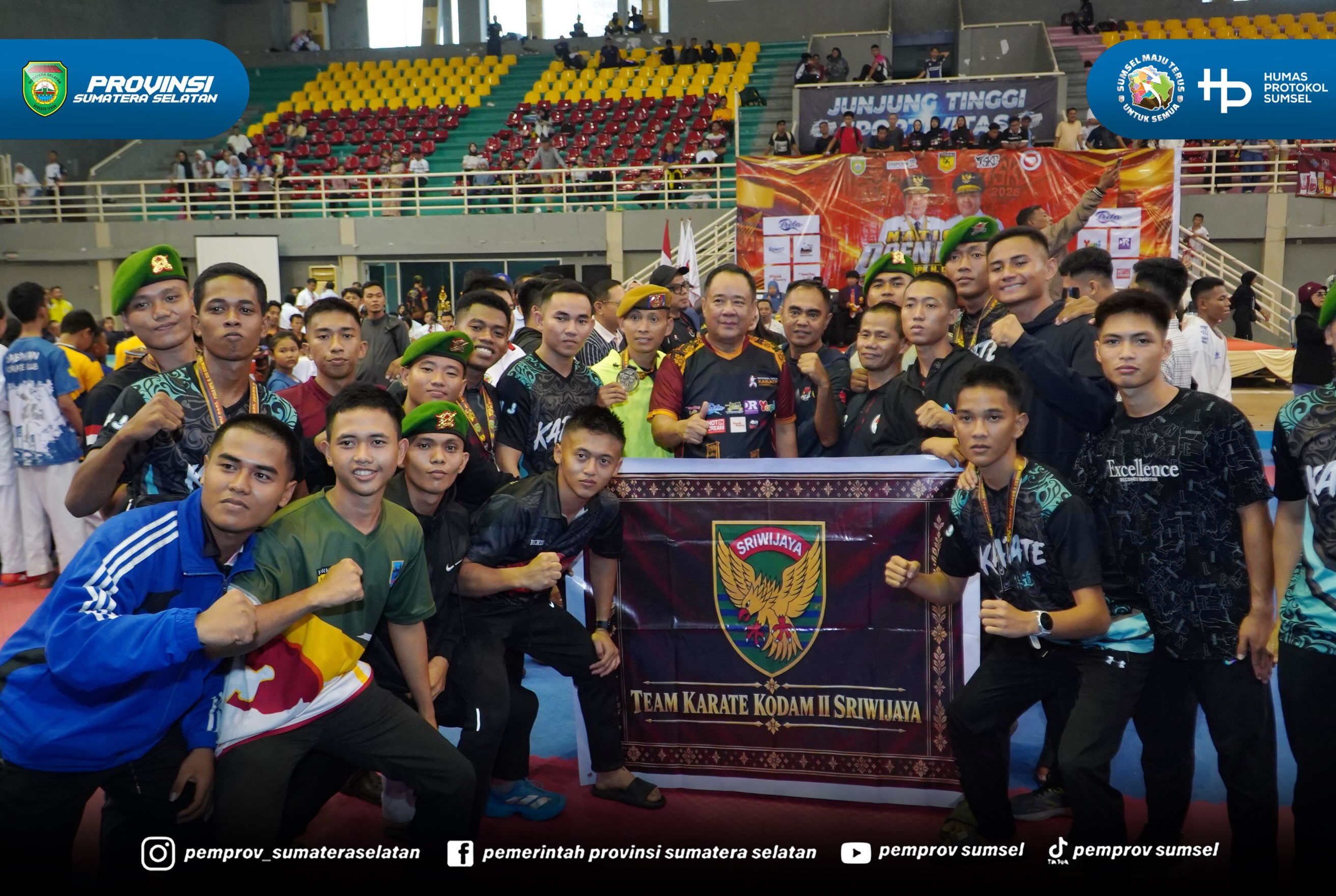 Palembang – Wakil Gubernur Sumatera Selatan H. Cik Ujang berharap para atlet karate di Sumatera Selatan tidak hanya berprestasi di tingkat provinsi, tetapi juga mampu mengukir prestasi di tingkat nasional.