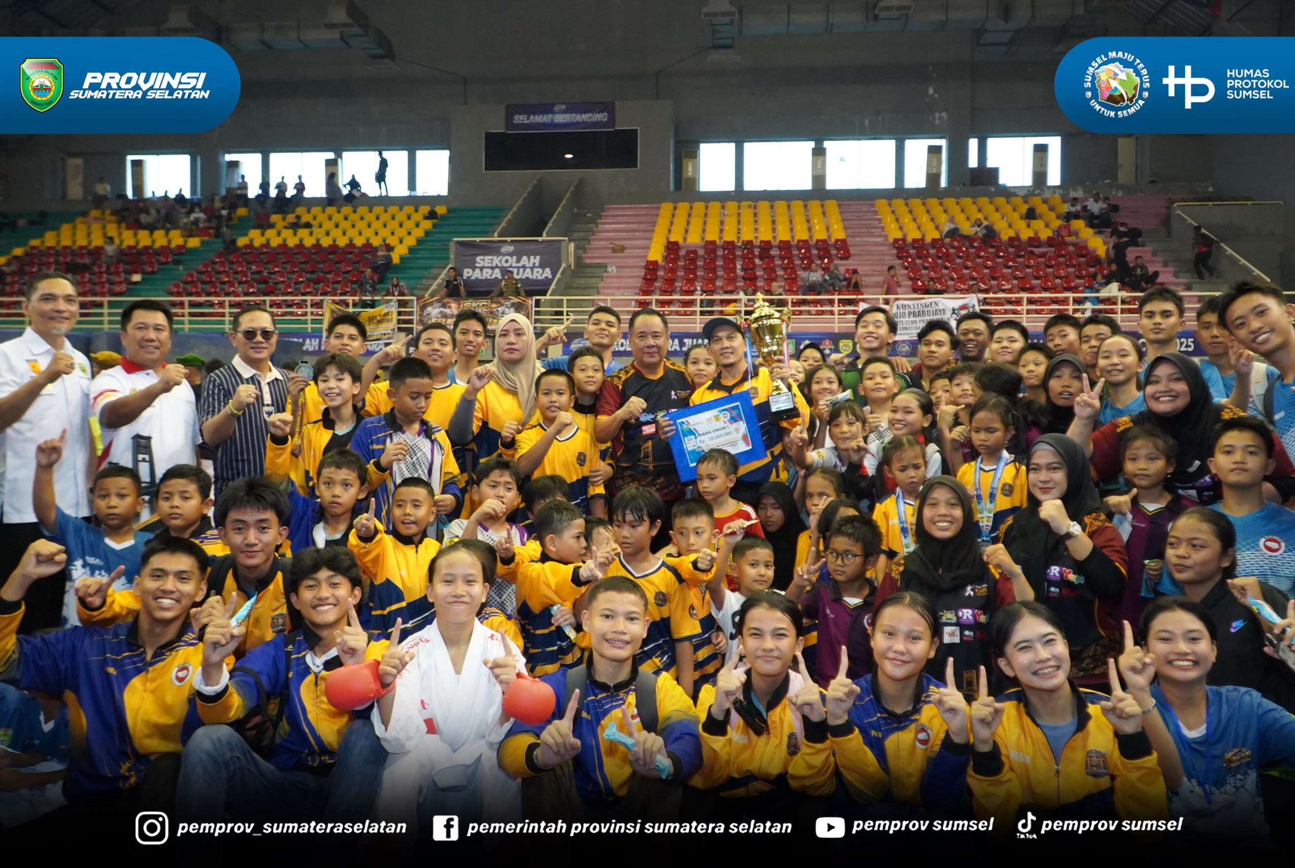 Palembang – Wakil Gubernur Sumatera Selatan H. Cik Ujang berharap para atlet karate di Sumatera Selatan tidak hanya berprestasi di tingkat provinsi, tetapi juga mampu mengukir prestasi di tingkat nasional.