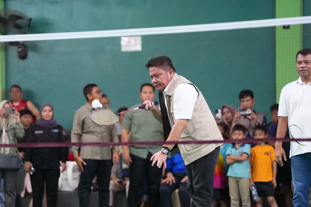 HD Buka Gubernur Sumsel Cup Bulutangkis 2026, Ajang Pembinaan Lahirkan Bibit Atlet Baru