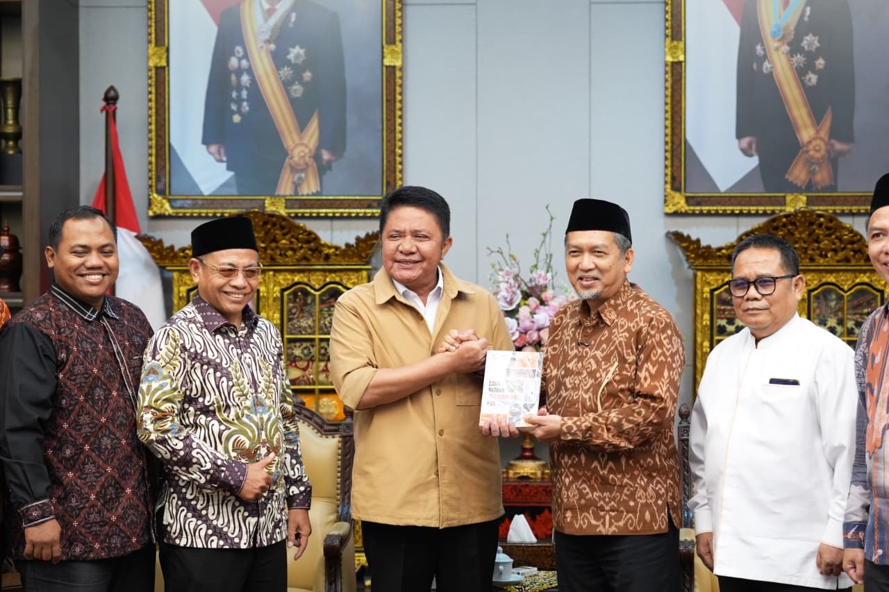 Gubernur Sumsel H. Herman Deru menerima kunjungan Silaturahmi Kebangsaan Presiden PKS