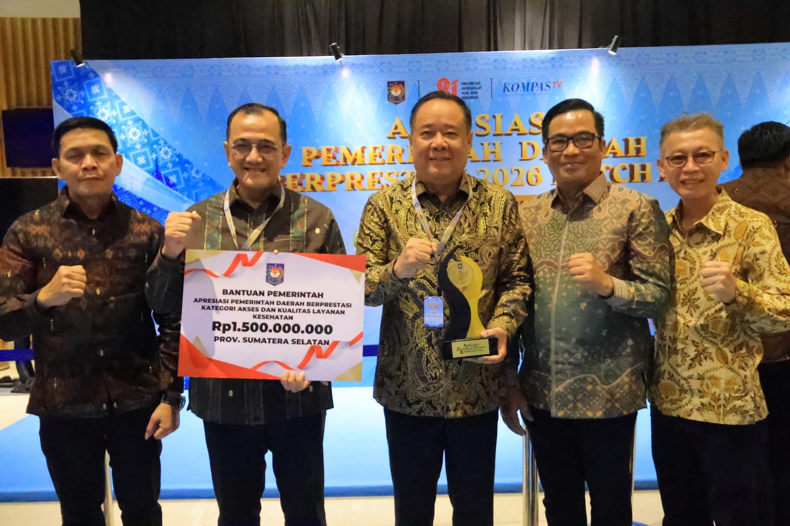 Sumsel Kembali Mengukir Prestasi di Tingkat Nasional