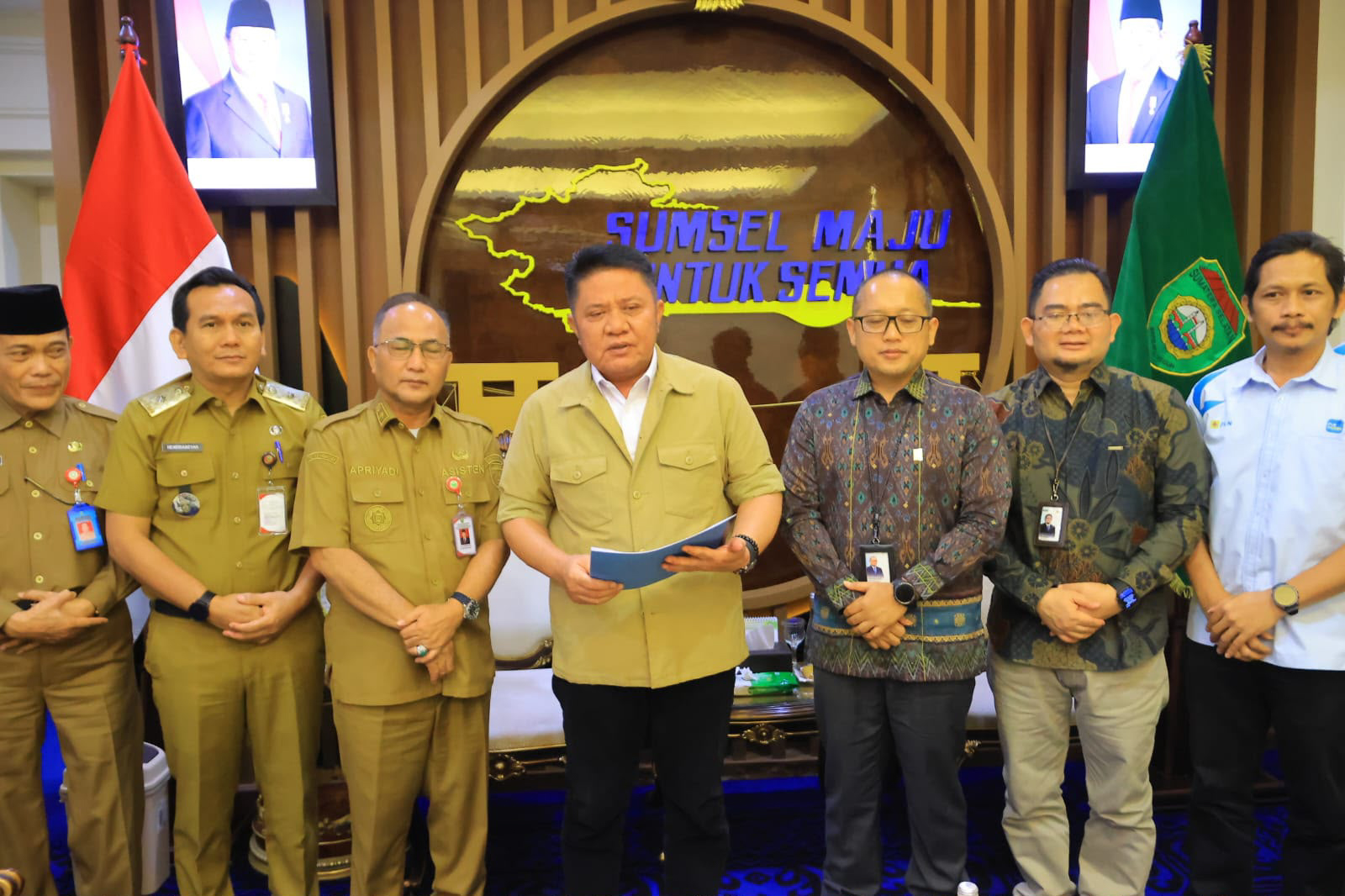Gubernur Sumsel Terima General Manager PT PLN UID S2JB
